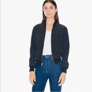 American Apparel Cropped Bomber